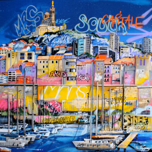 Cosmo city - 100x100 Pappay street art