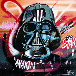 Dark Anakin - street artiste Pappay - Aix en Provence