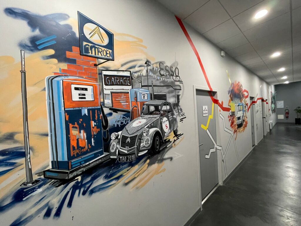 Fresque pour le Mehari Club de Cassis - 15m2