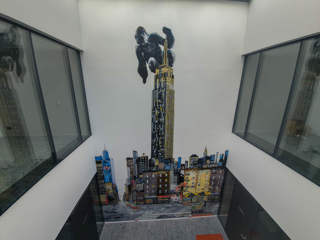 Fresque pour le siège de Voyage Privé - Aix-en-Provence 7mx5m