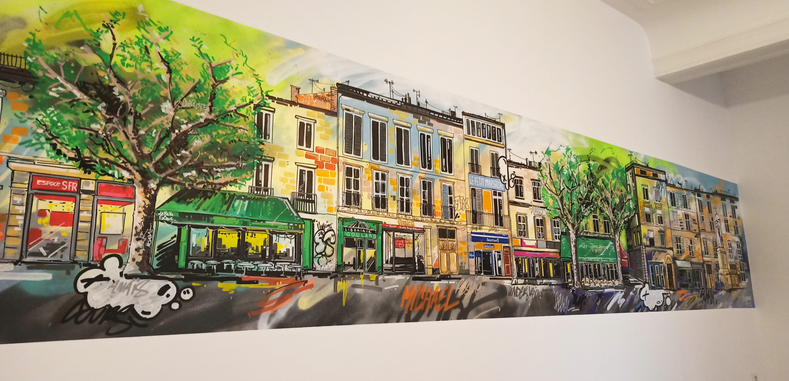 Fresque pour le Groupe Sebban - Aix-en-Provence