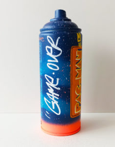 Bombe customisée Pac Man par Pappay - street art