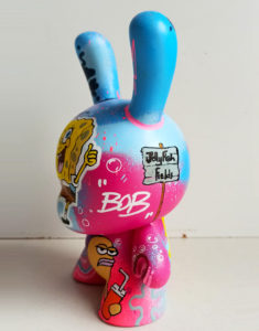 Bibsy King Bob l'éponge par Pappay artiste graffeur