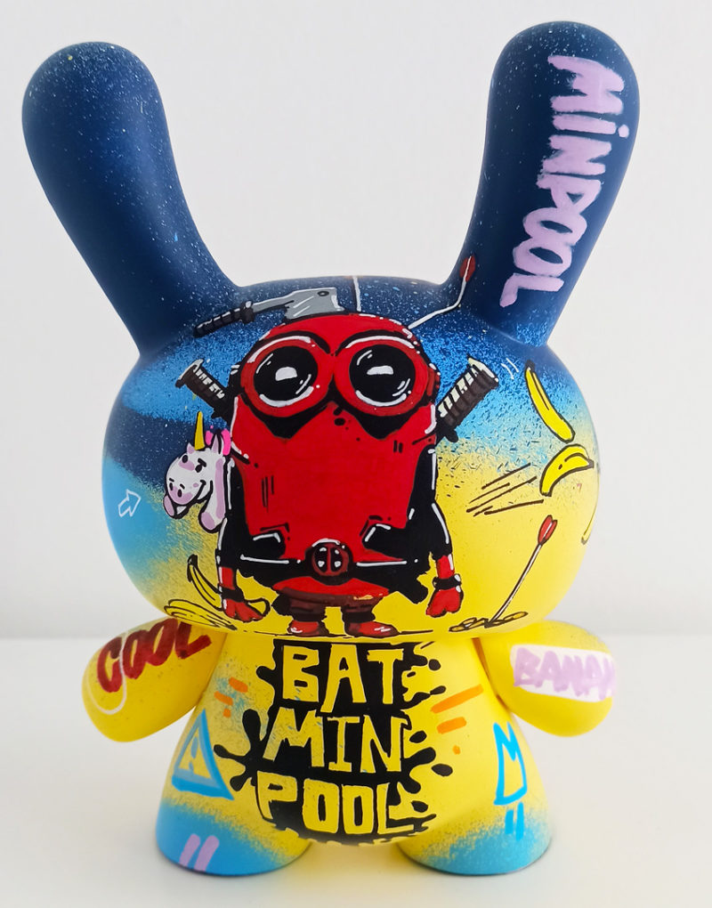 Batminpool Bibsy King par l'artiste graffeur Pappay