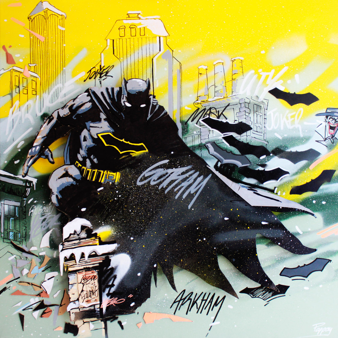 Black ghost super héro par Pappay