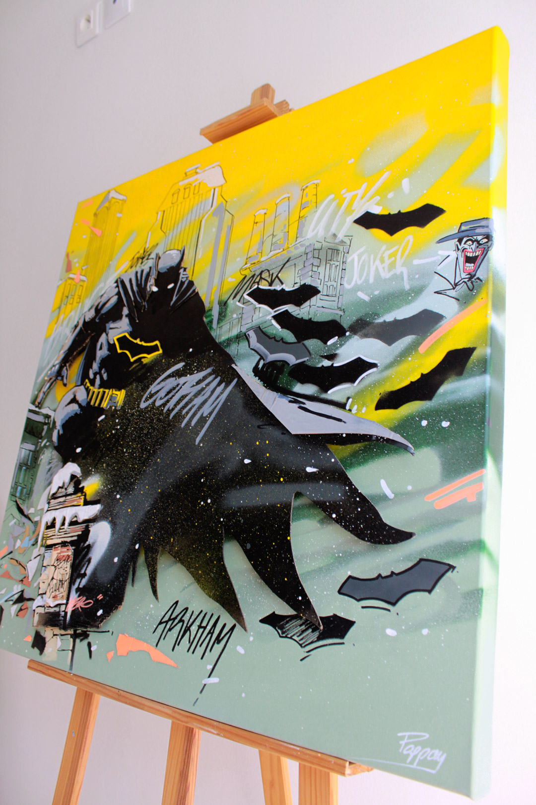 Black ghost super héro par Pappay