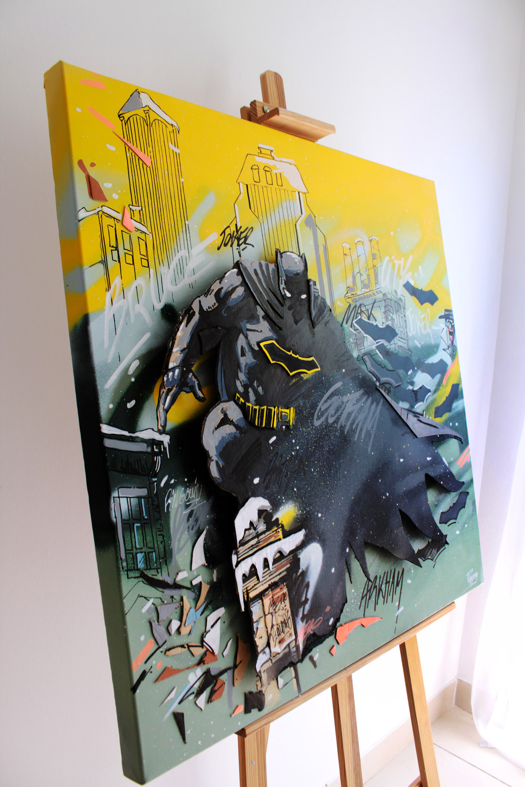 Black ghost super héro par Pappay