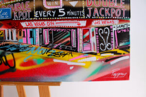 Las Vegas paradise street art graffiti par Pappay